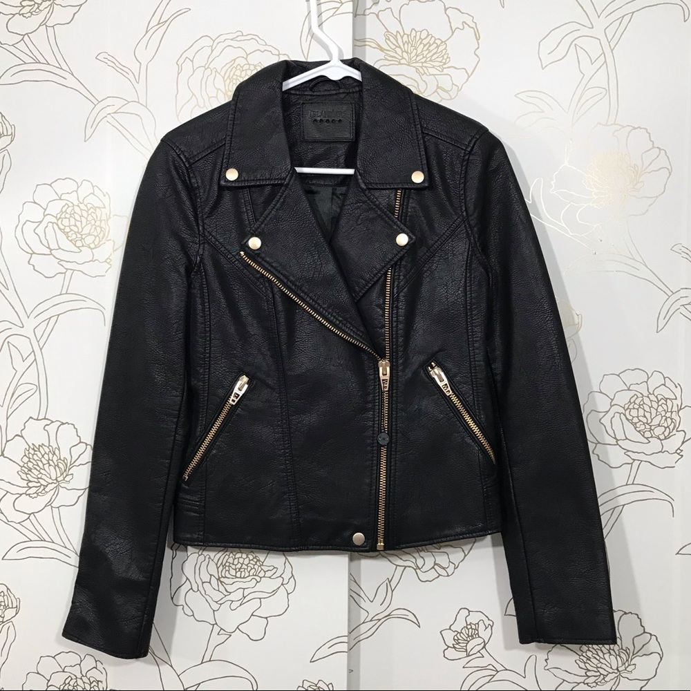 Blank NYC Black Faux Leather Jacket
